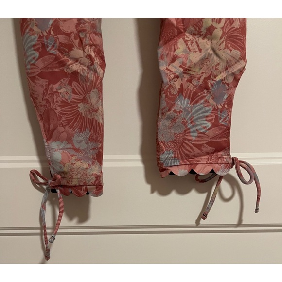 Anthropologie Daily Practice Pink Floral Allie Leggings NWT SZ XS and S - Picture 6 of 11
